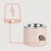 Incalzitor portabil, Lionelo, ThermUp Swift, Portabil, Incalzire in 3 minute, Mentinerea temperaturii, 60 W, USB-C, 4 setari de temperatura: 37-50&deg;C, Recipient 180 ml inclus, Rose Gold BYNLOC-THERMUP_SWIFT