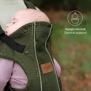 Marsupiu bebe, Jane, Dual Air, Ergonomic, De la nastere pana la 15 Kg, Conform cu EN 13209-2: 2015, Botanic BYN8420421094563