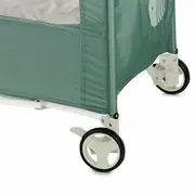 Patut pliant, Jane, Duo Level, Cu roti, Cu arcada cu jucarii, Geanta de transport, Cu doua nivele, Conform standardelor europene EN 716-1:2017+AC:2019EN 16890:2017 + A1:2021, Mist BYN8420421092989