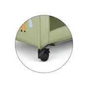 Patut pliant, Petite&Mars, Koot, 120 x 60 cm, Cu roti, Functie de tarc, Pliere compacta, Include geanta de transport, Intrare laterala cu fermoar, Pereti din plasa, Pana la 15 kg, 0-30 luni, Boho BYN921484