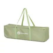 Patut pliant, Petite&Mars, Koot, 120 x 60 cm, Cu roti, Functie de tarc, Pliere compacta, Include geanta de transport, Intrare laterala cu fermoar, Pereti din plasa, Pana la 15 kg, 0-30 luni, Boho BYN921484