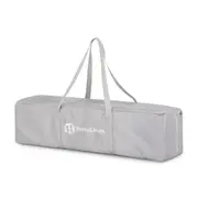 Patut pliant, Petite&Mars, Koot, 120 x 60 cm, Cu roti, Functie de tarc, Pliere compacta, Include geanta de transport, Intrare laterala cu fermoar, Pereti din plasa, Pana la 15 kg, 0-30 luni, Gri BYN921482