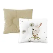 Perna bebelus, MimiNu, Profilata, Cu doua fete, Cu functie anti-soc, Pufoasa, Din catifea si bumbac, Materiale certificate Oeko Tex Standard 100, 23x26 cm, Velvet Cats BYN6426972032056