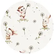 Perna bebelus, MimiNu, Profilata, Cu doua fete, Cu functie anti-soc, Pufoasa, Din catifea si bumbac, Materiale certificate Oeko Tex Standard 100, 23x26 cm, Velvet Cats BYN6426972032056