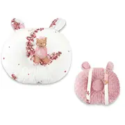 Perna bebelusi, MimiNu, Ursulet, Multifunctionala, Cu doua fete, Tesatura pufoasa minky si bumbac, Materiale certificate Oeko Tex Standard 100, 30x23 cm, Betty BYN6426972032155