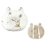 Perna bebelusi, MimiNu, Ursulet, Multifunctionala, Cu doua fete, Tesatura pufoasa minky si bumbac, Materiale certificate Oeko Tex Standard 100, 30x23 cm, Cats BYN6426972032063