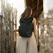 Rucsac pentru mamici, Petite&Mars, Jackob, Compartimentare multipla, Buzunare termoizolante si impermeabile si pentru laptop, Sistem prindere carucior, Include salteluta de infasat, 30 x 46 x 15 cm, Verde BYN510839