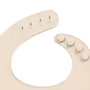 Baveta cu buzunar, Jane, Reglabila, Silicon, Fara BPA, 6 luni+, Sand BYN8420421092439