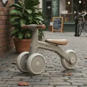 Bicicleta/tricicleta, Petite&Mars, 3 in 1, Multifunctionala, Cu/fara pedale, Ghidon directionabil, Sa reglabila pe inaltime, 2.3 kg, Pana la 25 kg, 12-36 luni, Bej BYN614929