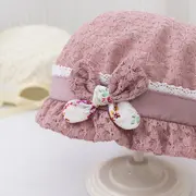 Boneta roz pudra din dantela - elegance mdhat389