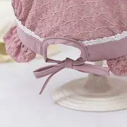 Boneta roz pudra din dantela - elegance mdhat389