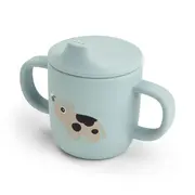 Cana de antrenament Done by Deer silicon cu doua manere Tiny Farm Blue