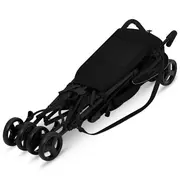 Carucior sport, Lionelo, Elia, Cu plasa de tantari, Suport de picioare reglabil, Spatar ajustabil in 4 pozitii, Capotina XXL, Pliere tip umbrela, Capacitate 15 kg, 6 luni+, EN 1888, Negru BYNLO-ELIA_BLACK_ONYX