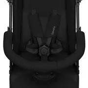 Carucior sport, Lionelo, Elia, Cu plasa de tantari, Suport de picioare reglabil, Spatar ajustabil in 4 pozitii, Capotina XXL, Pliere tip umbrela, Capacitate 15 kg, 6 luni+, EN 1888, Negru BYNLO-ELIA_BLACK_ONYX