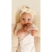 Jucarie De Dentitie In Forma De Vulpe, Manusa Senzoriala , Natural Pjbgls_nat