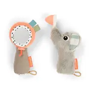 Jucarie senzoriala zornaitoare Done by Deer cu oglinda Celebration