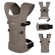Marsupiu bebe, Lionelo, Mabel, Ergonomic, Pozitia M-broscuta, De la 4 luni pana la 15 Kg, Amplasare cu fata sau cu spatele spre parinte, Material respirabil, Bej BYNLO-MABEL_BEIGE_TAUPE