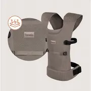 Marsupiu bebe, Lionelo, Mabel, Ergonomic, Pozitia M-broscuta, De la 4 luni pana la 15 Kg, Amplasare cu fata sau cu spatele spre parinte, Material respirabil, Bej BYNLO-MABEL_BEIGE_TAUPE