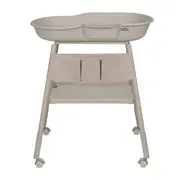Masuta de infasat, Lionelo, Rosie, Cu saltea de infasat inclusa si roti, Spatiu pentru depozitare, Reglabila pe inaltime, Sustine 11 kg, 65x78x100 cm, 0 luni+, Bej BYNLO-ROSIE_BEIGE_SAND