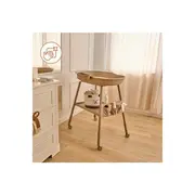 Masuta de infasat, Lionelo, Rosie, Cu saltea de infasat inclusa si roti, Spatiu pentru depozitare, Reglabila pe inaltime, Sustine 11 kg, 65x78x100 cm, 0 luni+, Bej BYNLO-ROSIE_BEIGE_SAND