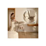 Masuta de infasat, Lionelo, Rosie, Cu saltea de infasat inclusa si roti, Spatiu pentru depozitare, Reglabila pe inaltime, Sustine 11 kg, 65x78x100 cm, 0 luni+, Bej BYNLO-ROSIE_BEIGE_SAND