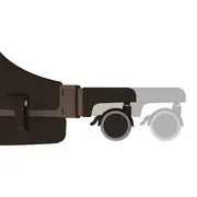 Patut co-sleeper, Lionelo, Pari, Multifunctional, Cu leganare, Reglabil in 6 pozitii pe inaltime, Saltea cu densitate T25, Geanta transport, 84x48x70-80 cm, Maro BYNLO-PARI_BROWN_CHOCOLATE