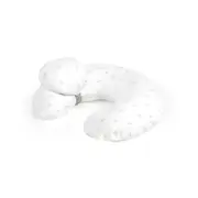 Perna pentru alaptare, Jane, Ergonomica, Cu husa detasabila, lavabila si pernuta suplimentara, Umpluta cu bilute din poliester, Mist BYN8420421093122