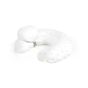 Perna pentru alaptare, Jane, Ergonomica, Cu husa detasabila, lavabila si pernuta suplimentara, Umpluta cu bilute din poliester, Mist BYN8420421093122