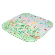 Salteluta interactiva, Lionelo, Inga, 7 jucarii senzoriale, detasabile, fosnaitoare, 116x112 cm, Lavabila la masina de spalat, Multicolor BYNLO-INGA_MULTICOLOR