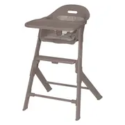 Scaun de masa, Lionelo, Beny, Suport de picioare si tavita ajustabile in 2 pozitii, Insertie moale, Centuri in 3 puncte, Asamblare rapida, Sustine 15 kg, 6 luni+, Taupe BYNLO-BENY_BEIGE_TAUPE