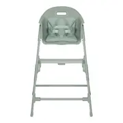 Scaun de masa, Lionelo, Beny, Suport de picioare si tavita ajustabile in 2 pozitii, Insertie moale, Centuri in 3 puncte, Asamblare rapida, Sustine 15 kg, 6 luni+, Verde BYNLO-BENY_GREEN_SAGE