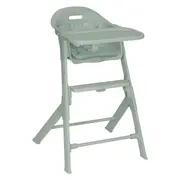 Scaun de masa, Lionelo, Beny, Suport de picioare si tavita ajustabile in 2 pozitii, Insertie moale, Centuri in 3 puncte, Asamblare rapida, Sustine 15 kg, 6 luni+, Verde BYNLO-BENY_GREEN_SAGE