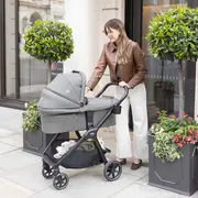Joie - carucior pentru copii multifunctional 3 in 1 valora signature sandstone (carucior valora + landou ramble xl + scoica i-starter) bbbt2513aasds000