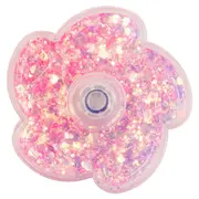 Jucarie antistres fidget spinner - floricica cu sclipici