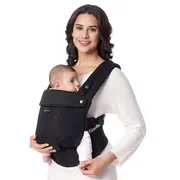 Marsupiu nou nascut Momcozy Air Mesh Black
