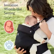 Marsupiu nou nascut Momcozy Air Mesh Black