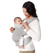Marsupiu nou nascut Momcozy Air Mesh Grey