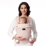 Marsupiu nou nascut Momcozy Air Mesh Pink