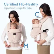 Marsupiu nou nascut Momcozy Air Mesh Pink