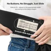 Marsupiu nou nascut Momcozy WeeSnug bumbac Black