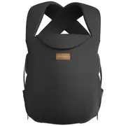 Marsupiu nou nascut Momcozy WeeSnug bumbac Black