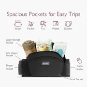 Marsupiu tip sezut Momcozy M Black