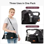 Organizator pentru carucior Momcozy cu suporturi pentru pahare