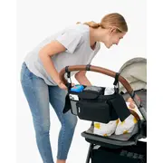Organizator pentru carucior Momcozy cu suporturi pentru pahare