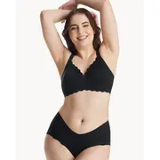 Sutien alaptare floral fara cusaturi cu sustinere Momcozy YN46 Black S