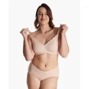 Sutien alaptare floral fara cusaturi cu sustinere Momcozy YN46 Skin S