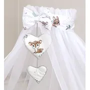 Baldachin Din Tul Pentru Patut, 300x160 Cm, Caprioara ,   Amy   Protectie, Confort Si Decor Elegant Pjb83695