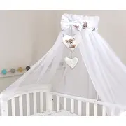 Baldachin Din Tul Pentru Patut, 300x160 Cm, Caprioara ,   Amy   Protectie, Confort Si Decor Elegant Pjb83695
