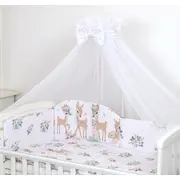 Baldachin Din Tul Pentru Patut, 300x160 Cm, Cu Funda Cu Buline ,   Amy   Protectie, Confort Si Decor Elegant Pjb819