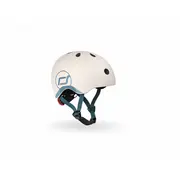 Casca De Protectie Pentru Copii, Sistem De Reglare Magnetic Cu Led, Xxs-s, 45-51 Cm, 1 An+, Ash, Scoot  Ride Pjb96360